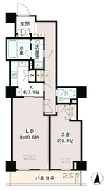 恵比寿ガーデンテラス弐番館 1110 間取り図