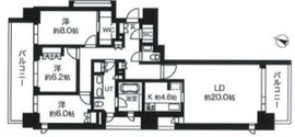 ONE AVENUE 一番町文人通り 9階 間取り図