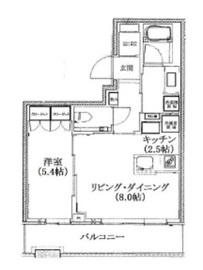 ブリリアタワーズ目黒 16階 間取り図