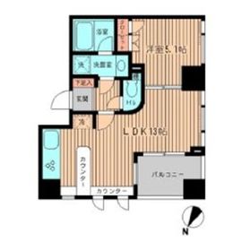 メゾンド日本橋三越前 501 間取り図