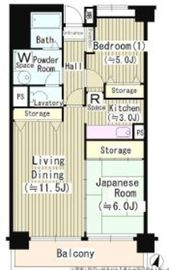 クリケットヒル富ヶ谷 302 間取り図