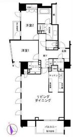 ザ・パークハウス南青山常磐松 7階 間取り図