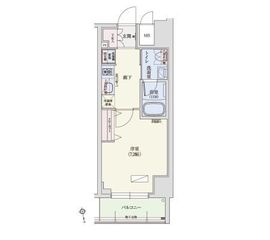 アーバネックス秋葉原EAST 704 間取り図