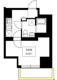 ベルカント浅草蔵前 1202 間取り図