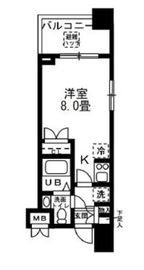 レジディア錦糸町 312 間取り図