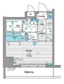 グランド・ガーラ銀座 2階 間取り図