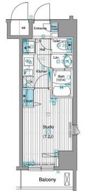 グランド・ガーラ銀座 10階 間取り図