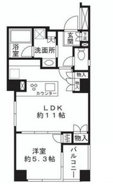 銀座二丁目レジデンス 7階 間取り図