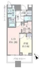 ブリリアタワーズ目黒 15階 間取り図