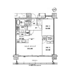 パークタワー東雲 32階 間取り図