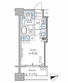 パークアクシス御茶ノ水ヒルトップ 303 間取り図