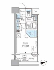 パークアクシス御茶ノ水ヒルトップ 904 間取り図