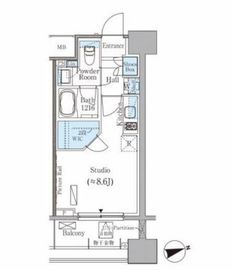 パークアクシス御茶ノ水ヒルトップ 905 間取り図