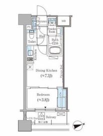 パークアクシス御茶ノ水ヒルトップ 908 間取り図