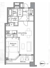 プライマル渋谷桜丘 503 間取り図