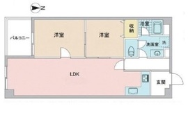 インペリアル広尾 5階 間取り図