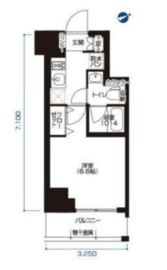 アーバネックス大森 902 間取り図