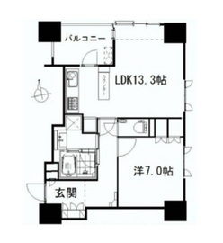 プレシス半蔵門 202 間取り図