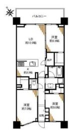 ガーデンヒルズ四ツ谷迎賓の森 5階 間取り図