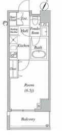 グレイスコート目黒 2階 間取り図