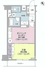 ファミール東京グランリッツ 13階 間取り図