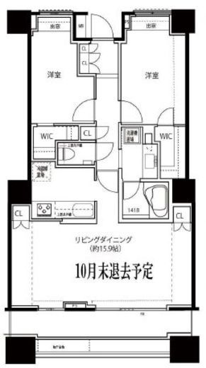 エアライズタワー 30階 間取り図