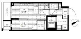 グランドコンシェルジュ六本木 7階 間取り図