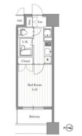 フィットエル森下 403 間取り図