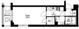 エスティメゾン武蔵小山2 401 間取り図