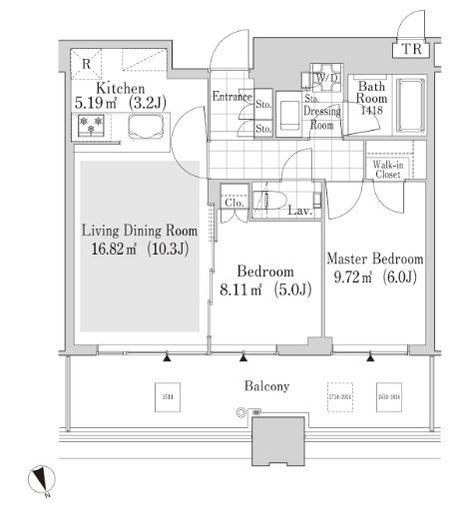 大崎ガーデンレジデンス 1914 間取り図