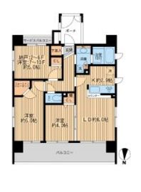 エコロジー錦糸町レジデンス 604 間取り図