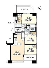 ブリリア護国寺富士見坂 13階 間取り図