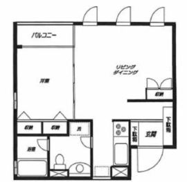 アピカ原宿 4階 間取り図