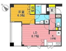 神宮前シティハウス 3階 間取り図