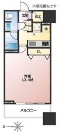 コンシェリア西新宿タワーズウエスト 11階 間取り図