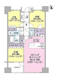 ザ・パークハウス大井町レジデンス 7階 間取り図