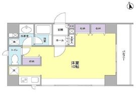 アサンブレ恵比寿 301 間取り図