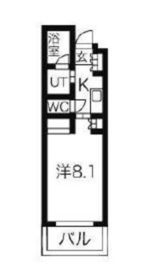 ガーデン東新宿 614 間取り図