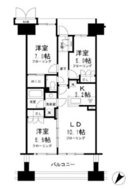 ザ・晴海レジデンス 8階 間取り図