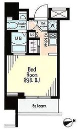 レジディア市谷薬王寺 904 間取り図