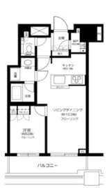 プラウドタワー千代田富士見 7階 間取り図