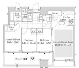 大崎ガーデンレジデンス 2004 間取り図