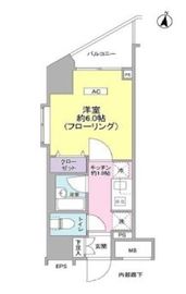 文京春日プラッツ 5階 間取り図