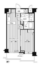 シャンドール目黒 403 間取り図