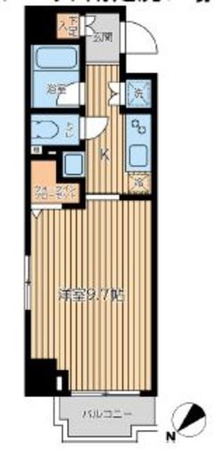 シティスパイア蔵前 903 間取り図