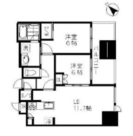 大崎ガーデンレジデンス 1102 間取り図