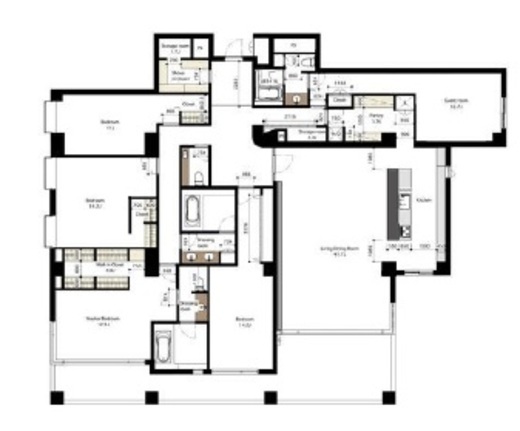 グリーンヒル神山 301 間取り図