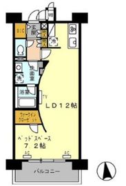 ロイヤルパークス西新井 1017 間取り図