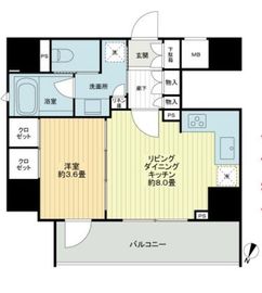 シティインデックス千代田神保町 4階 間取り図