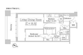 Daiwaリバーゲートレジデンス N704 間取り図